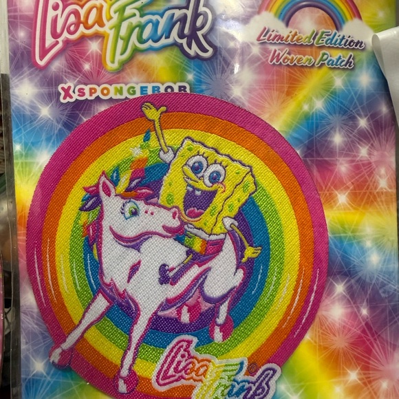 Lisa Frank Accessories - Lisa Frank x SpongeBob Limited Edition Patch 2018